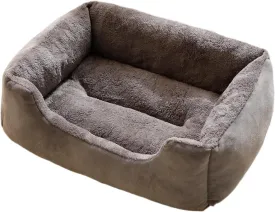 Pet Mat Beds, Pet Puppy Cushions, Dog and Cat Houses Habitats House Supplies, Multiple Colours and Sizes(Gray,S 45x30cm)