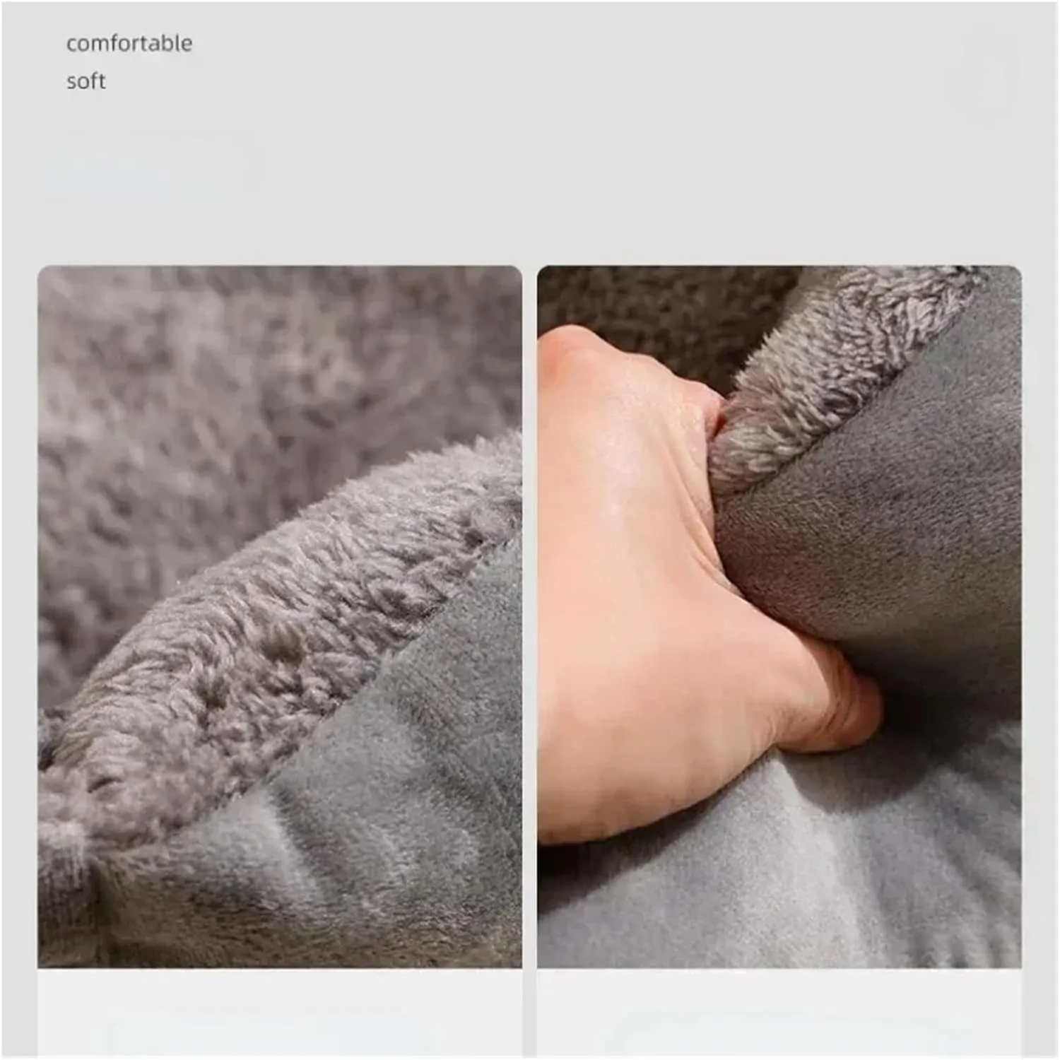 Pet Mat Beds, Pet Puppy Cushions, Dog and Cat Houses Habitats House Supplies, Multiple Colours and Sizes(Gray,S 45x30cm)