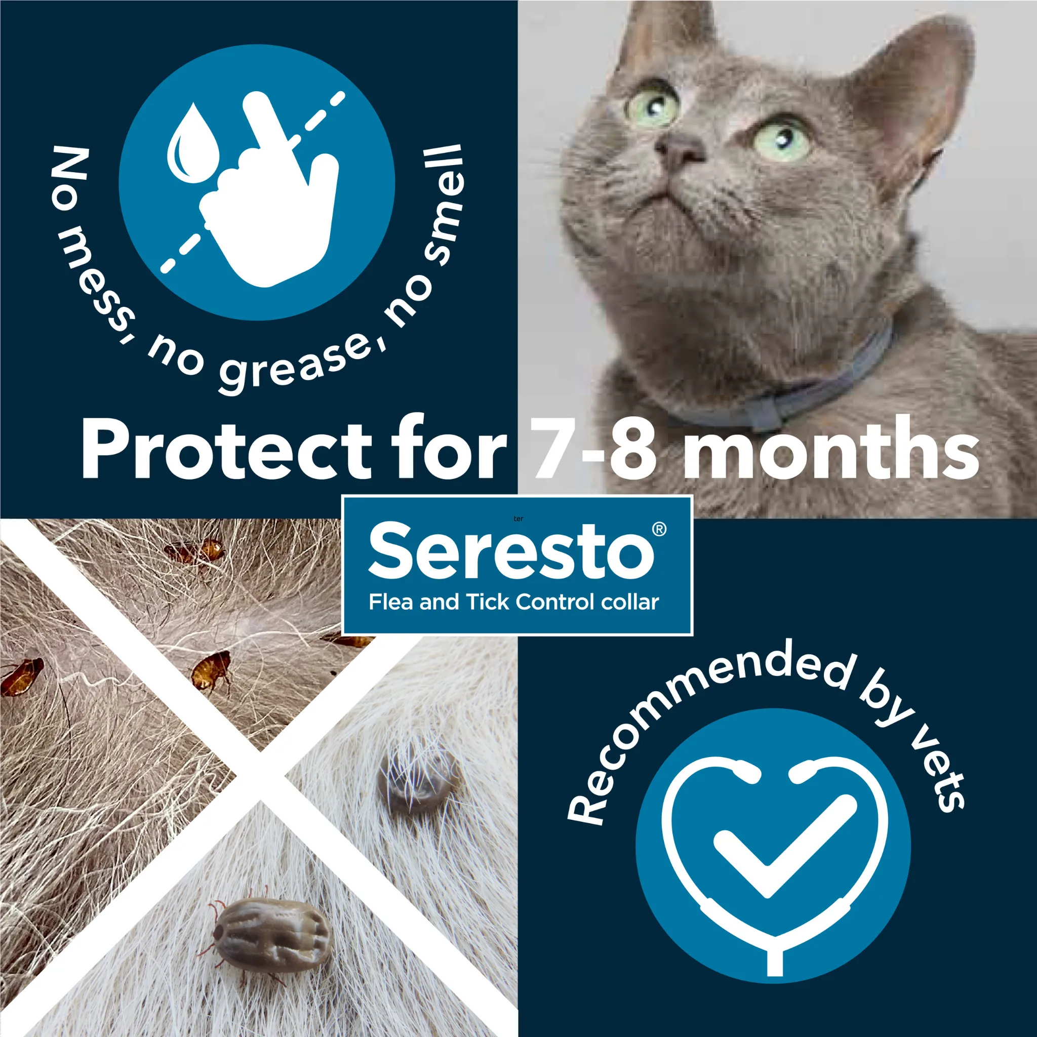 Seresto Flea & Tick Cat Collar