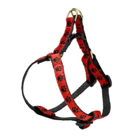 Teacup Harness | Red & Black Paw