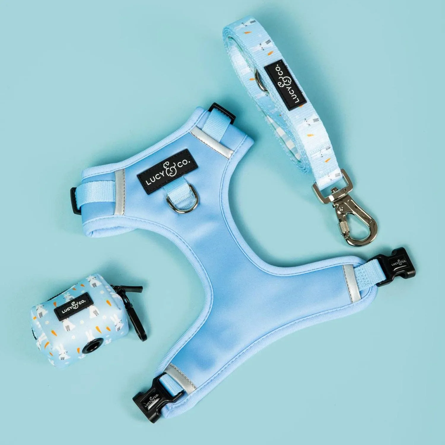 The Denim Blue No-Pull Harness