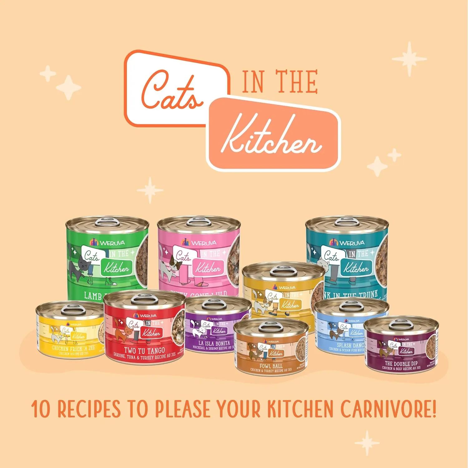 Weruva Cats in The Kitchen, Chicken Frick 'A Zee with Chicken Au Jus Cat Food, 6oz Can (Pack of 24)